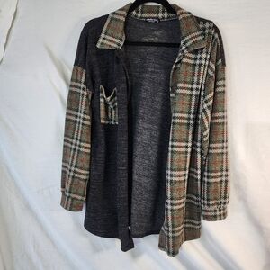 HEIMISH USA Gray and Red Patterned Knit